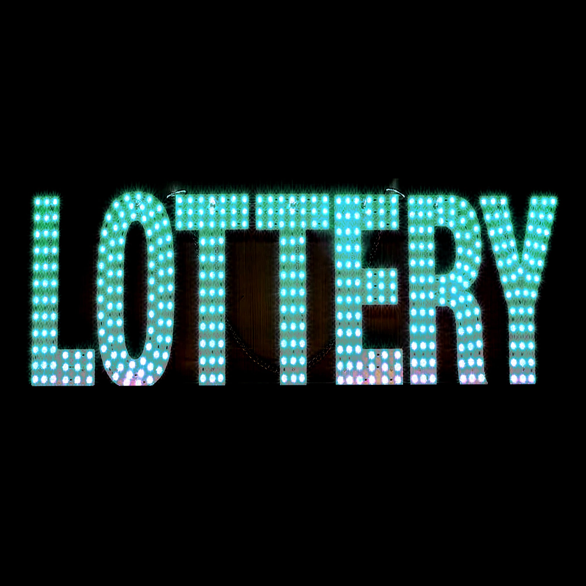 LED BIS LOTTERY SIGN  L32 x H7 in