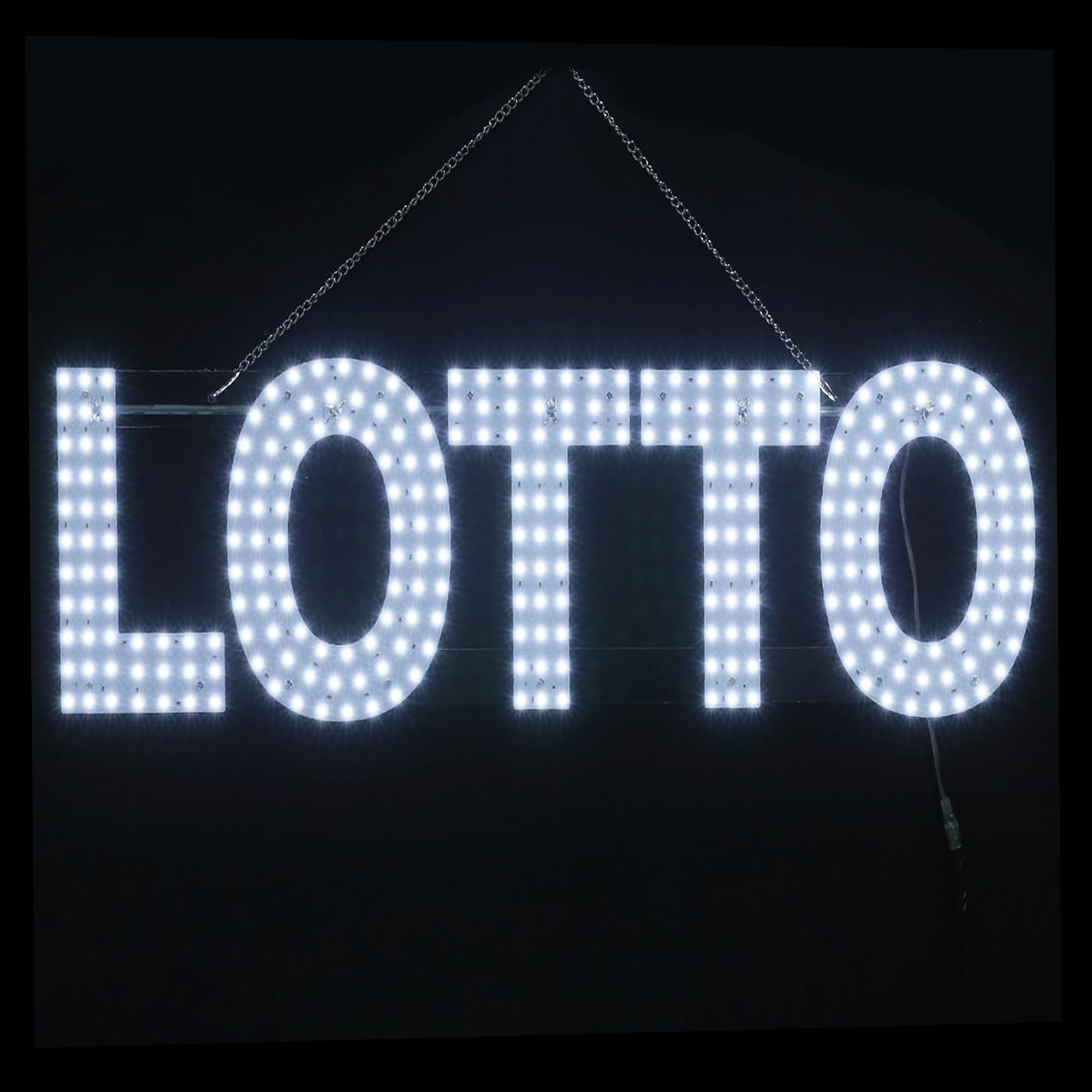 LED BIS LOTTO SIGN Green Color L30 x H9 in