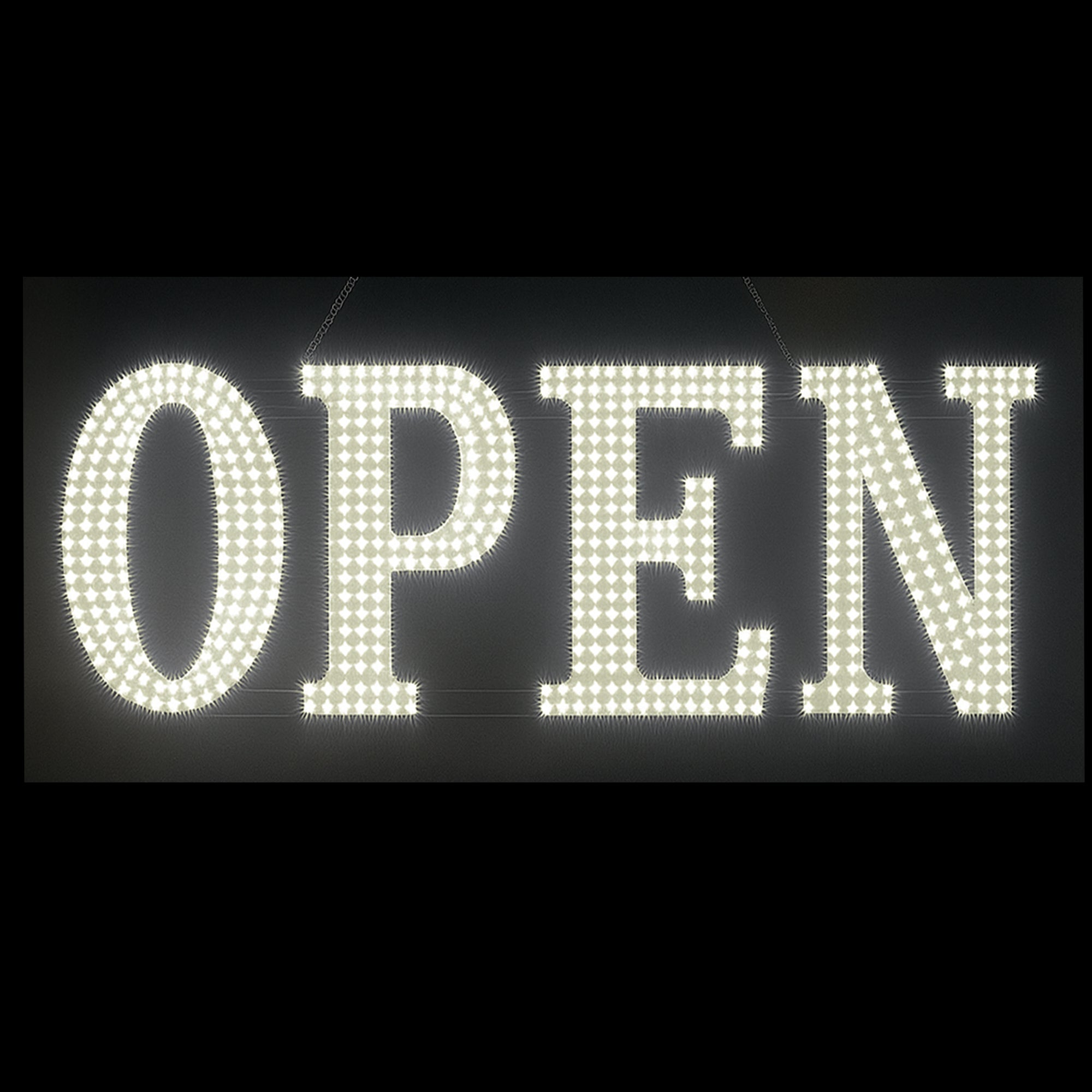 LED BIS OPEN SIGN Warm White Color