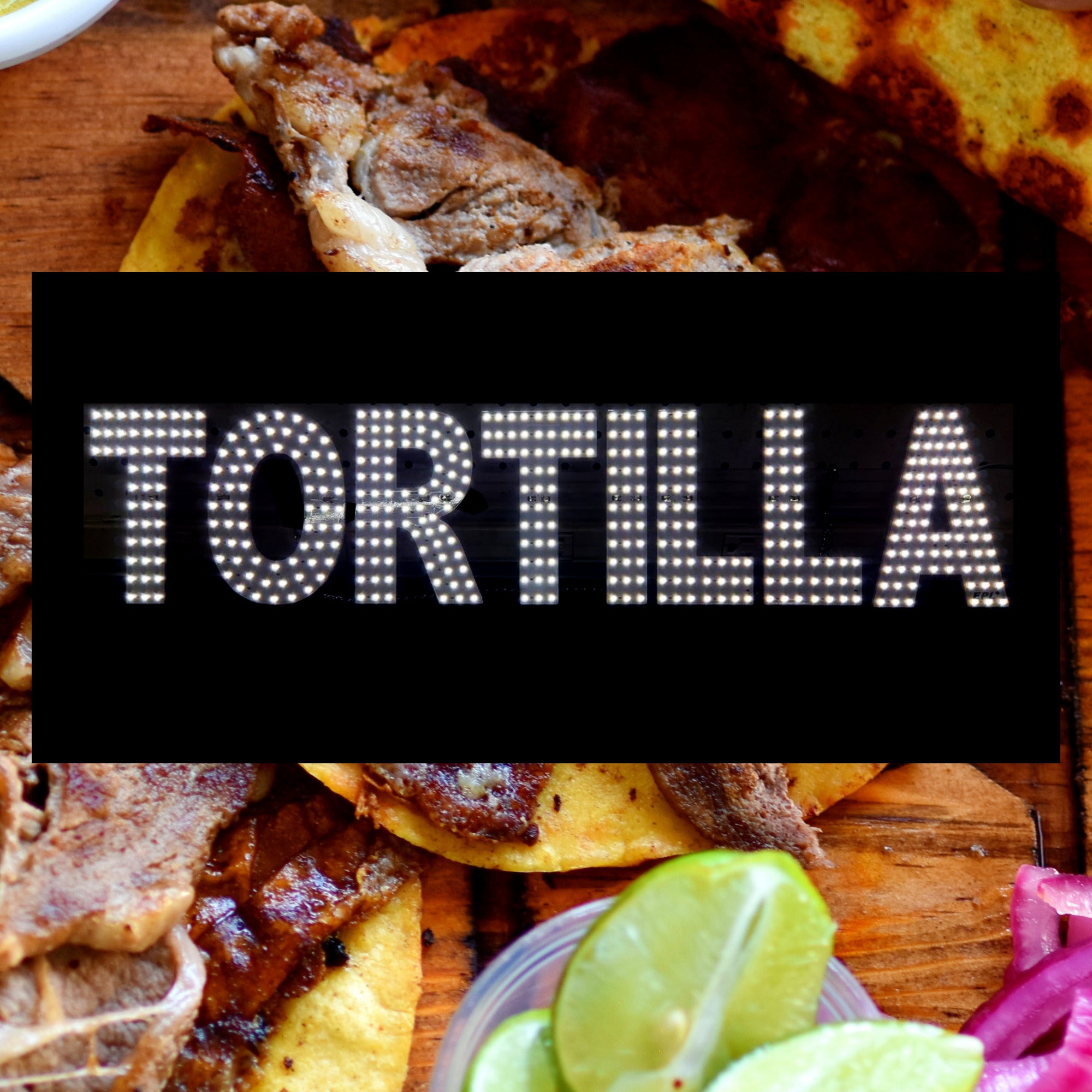 LED BIS Food Sign, KABOB, BURRITO, TORTILLA